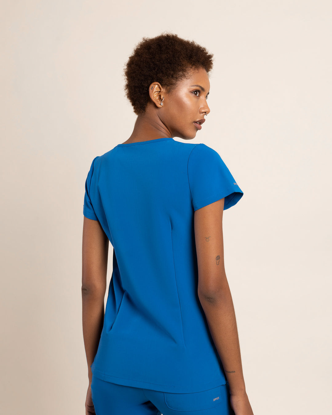 Top mujer advance azul rey