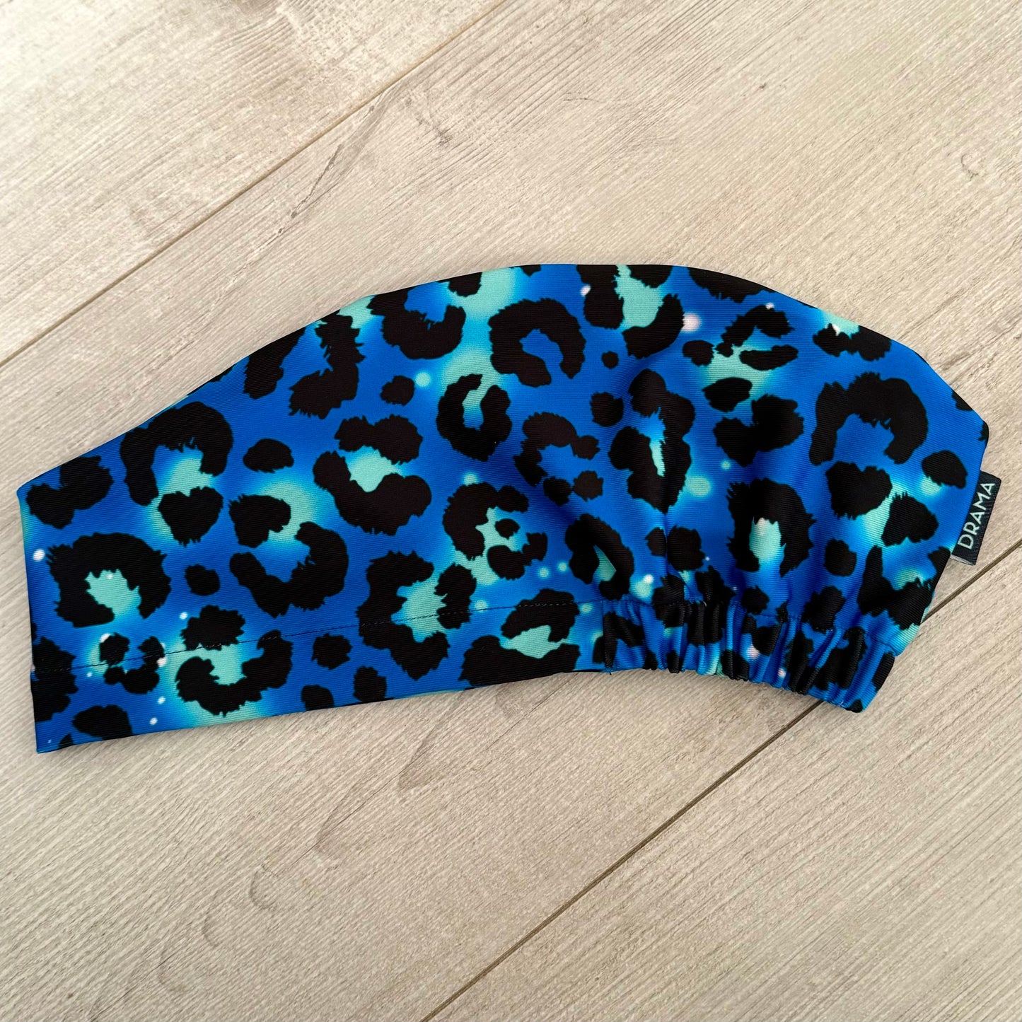 Cofia print azul