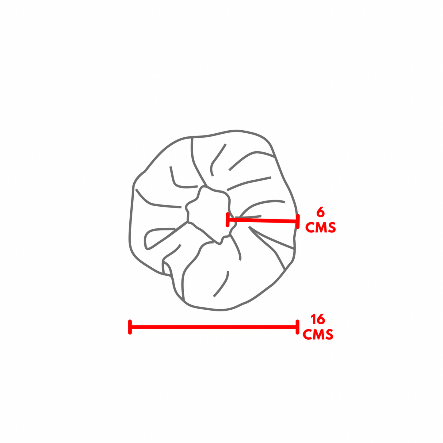 Scrunchie floral turqueza
