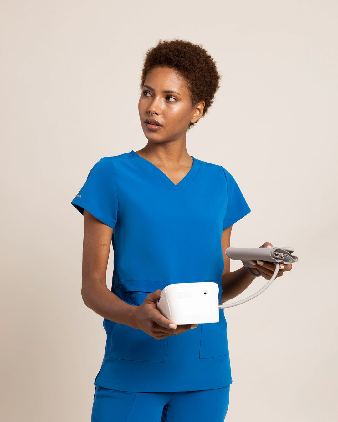 Top mujer advance azul rey