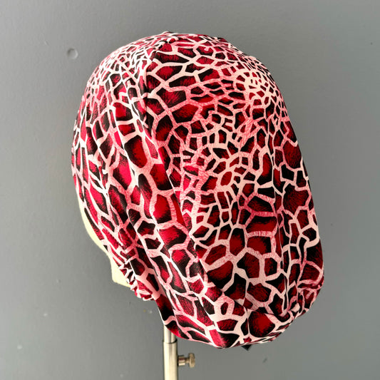 Cofia roja print
