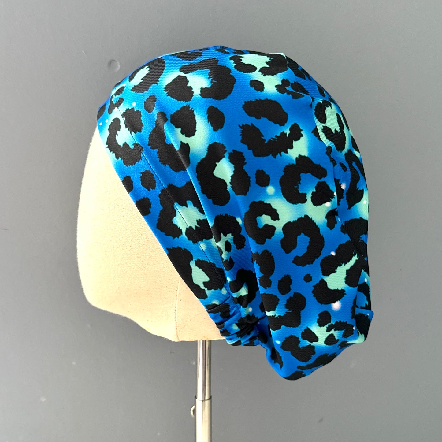 Cofia print azul