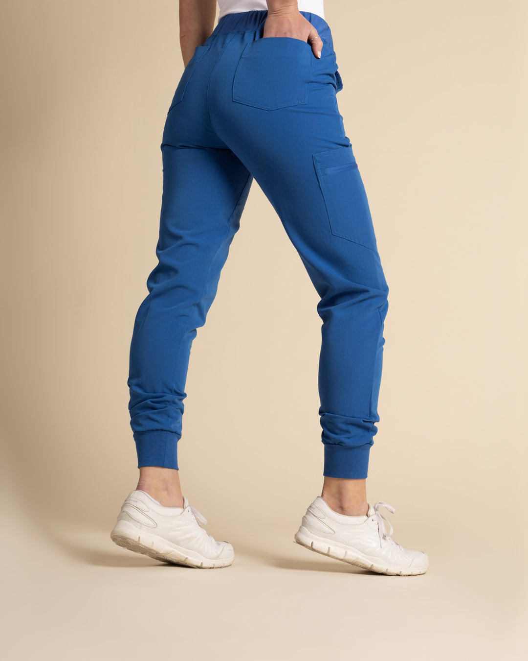 Pantalón mujer Jogger azul rey
