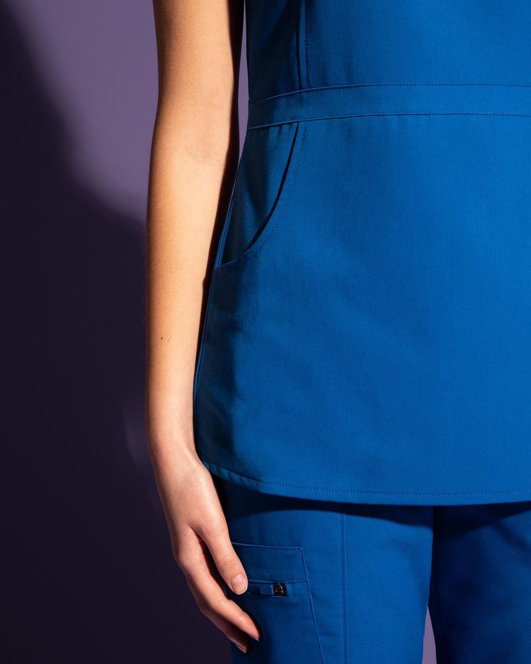 Top mujer life azul rey
