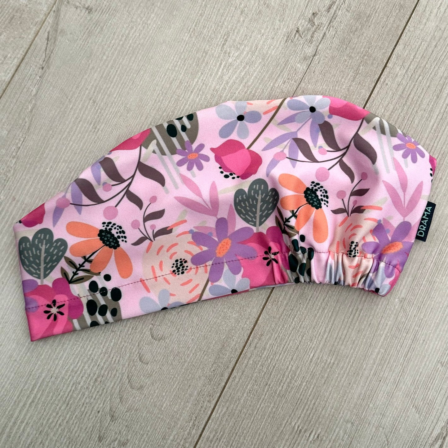 Cofia rosa floral🌸