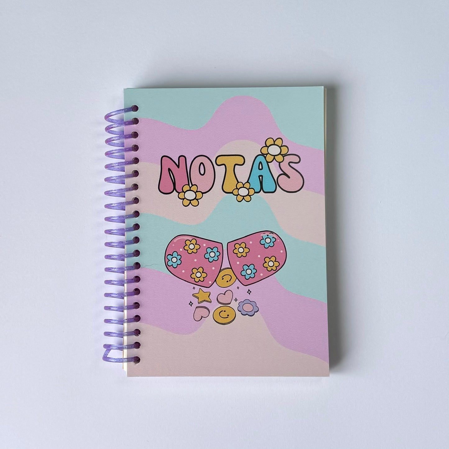 Libreta píldora de flores