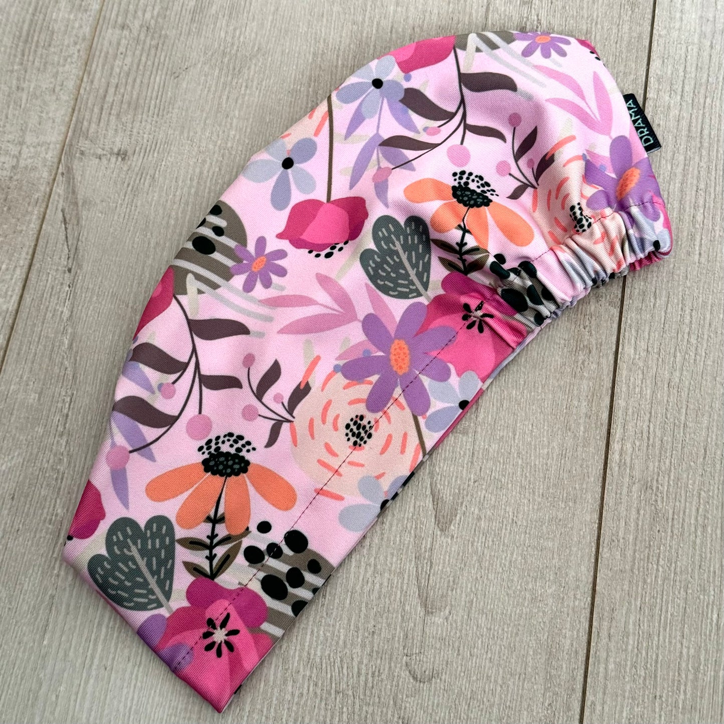 Cofia rosa floral🌸