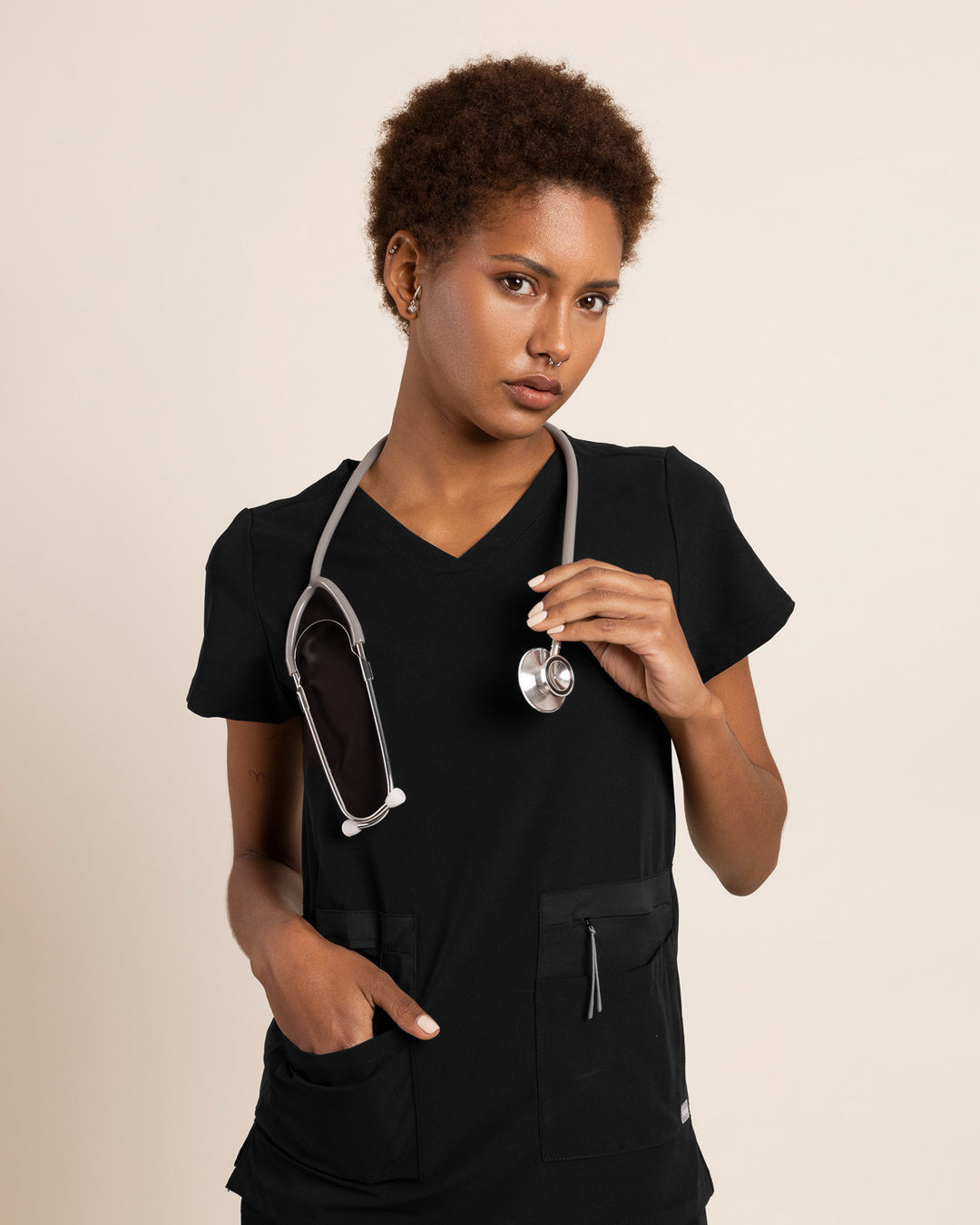 TOP MUJER ADVANCE NEGRO
