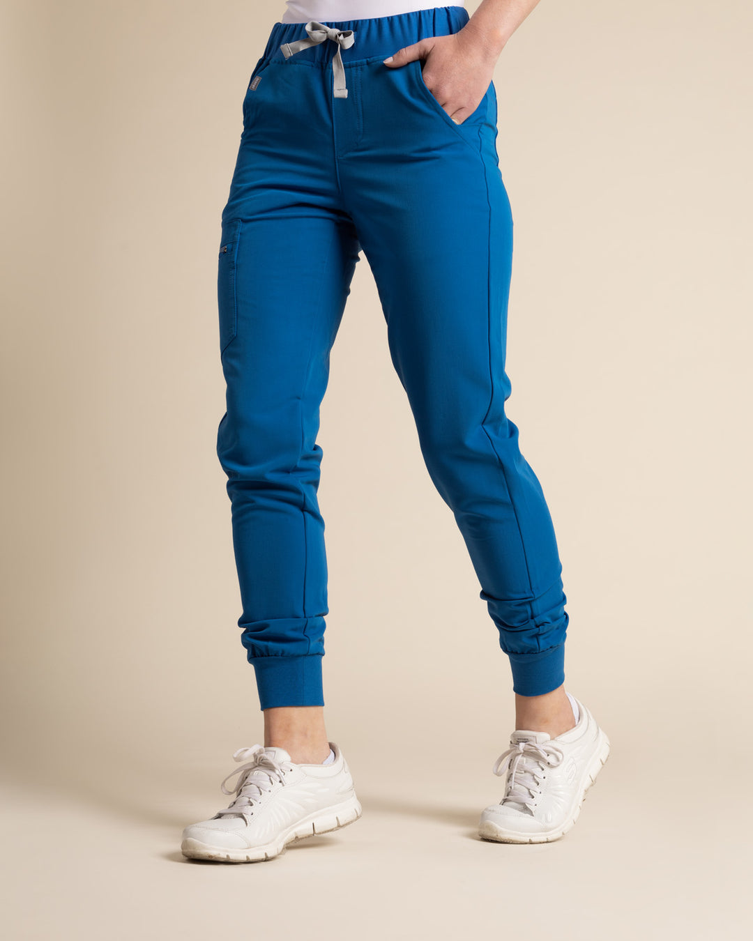 Pantalón mujer Jogger azul rey