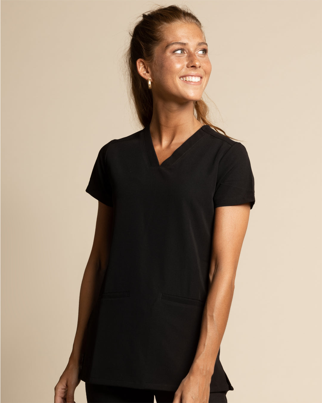 Top mujer drop fence negro