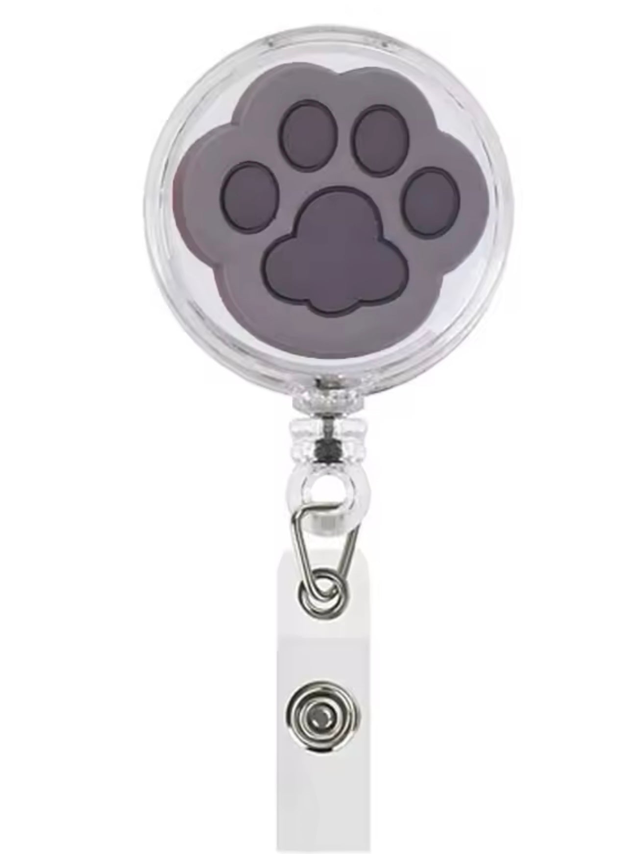 Retráctil huella gris