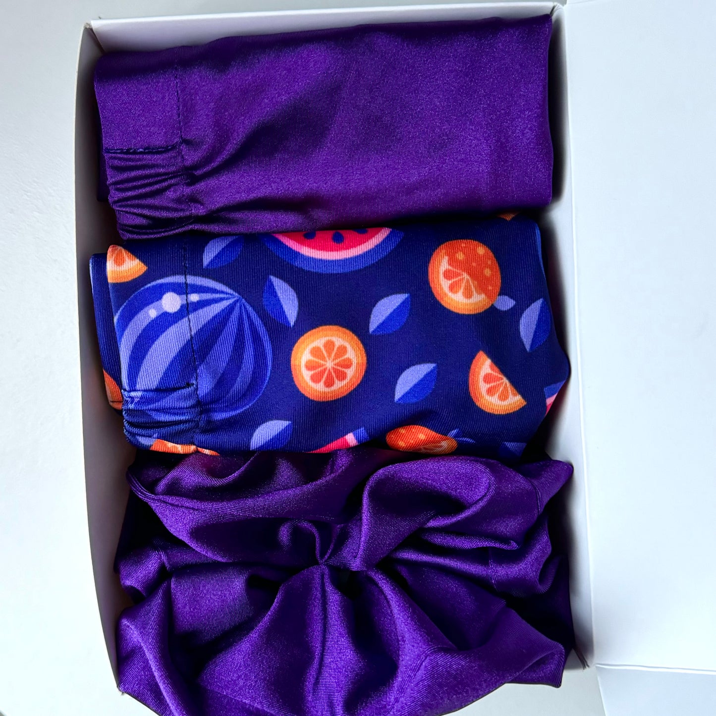 Set 2 Cofias + 1 scrunchie💜