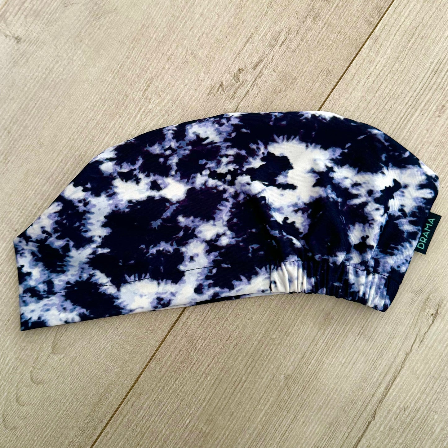 Cofia tye die azul marino