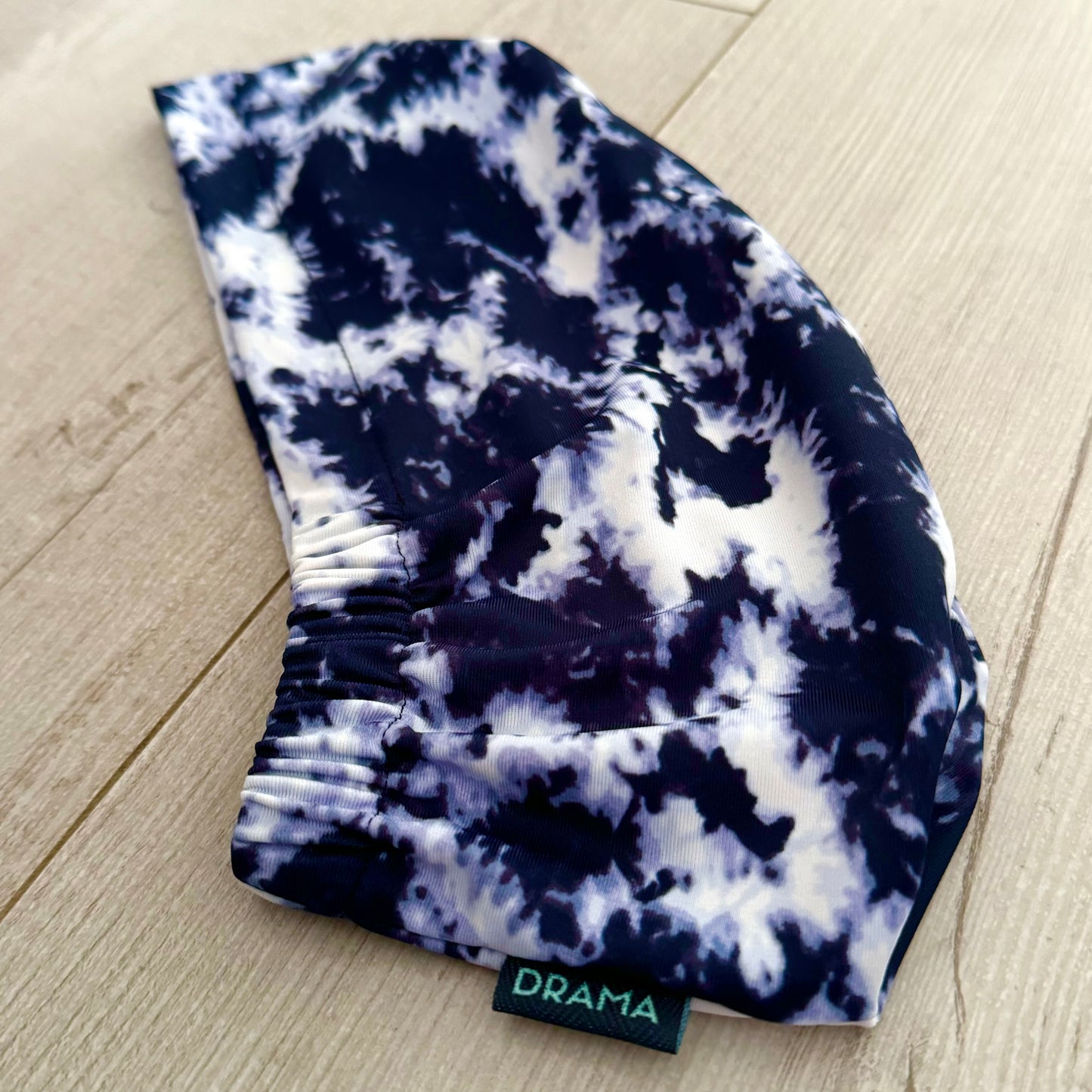 Cofia tye die azul marino