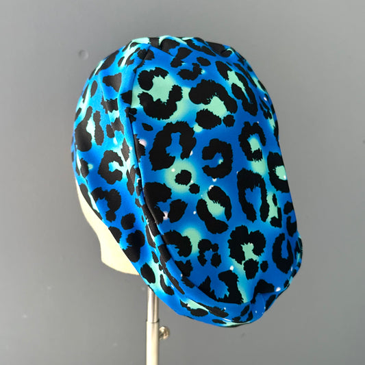Cofia print azul
