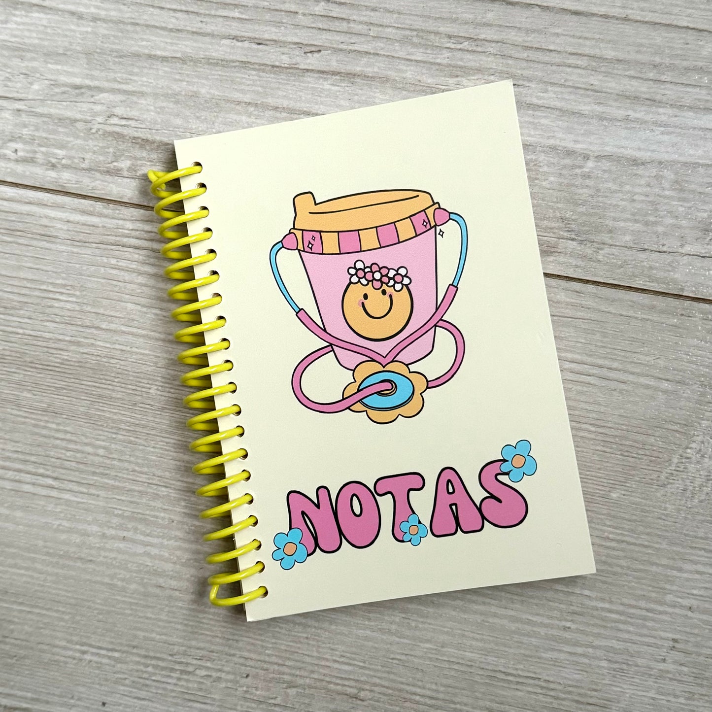 Libreta café y fonendo