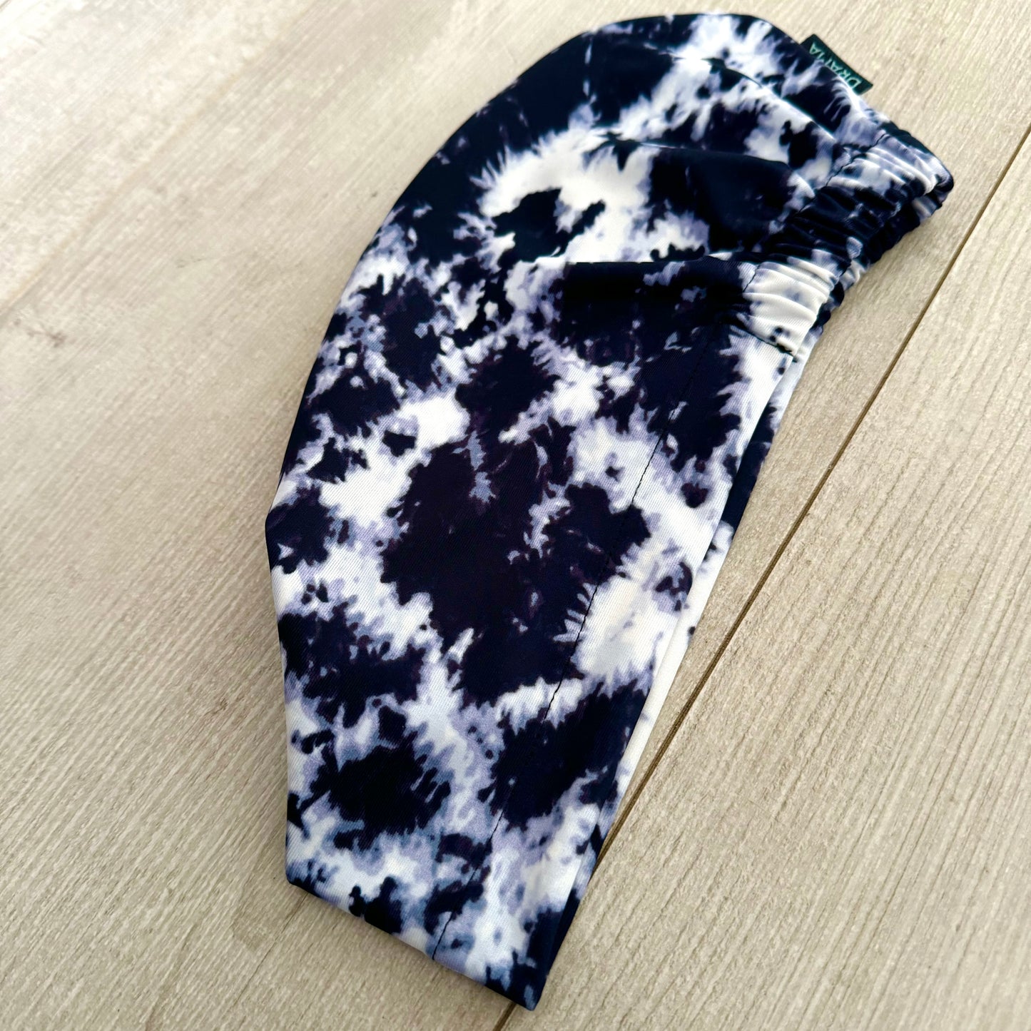 Cofia tye die azul marino